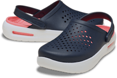 InMotion LiteRide™ Clog - Navy/Guava