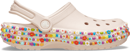 Kid's Classic Beaded Band Clog - Quartz