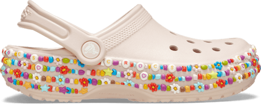 Kid's Classic Beaded Band Clog - Quartz