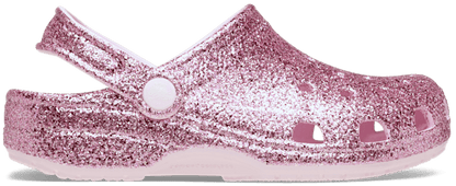 Kids' Classic Chunky Glitter Clog - Pink Milk