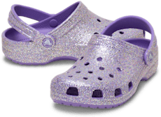 Kids' Classic Fantasy Glitter Clog - Purple