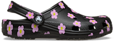 Kids' Classic Flower Clog - Black