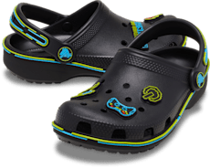 Kids' Classic Gamer Clog - Black