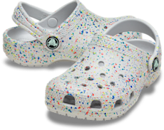 Kids' Classic Glow Paint Splatter Clog - Atmosphere / Multi