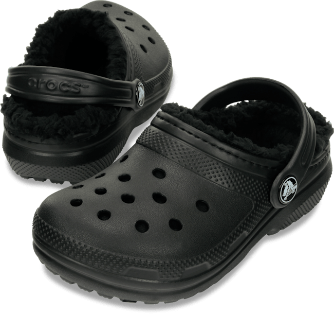 Kids' Classic Lined Clog - Black / Black