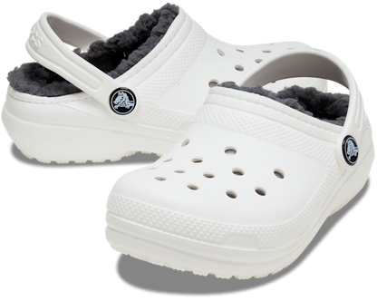 Kids' Classic Lined Clog - White / Grey