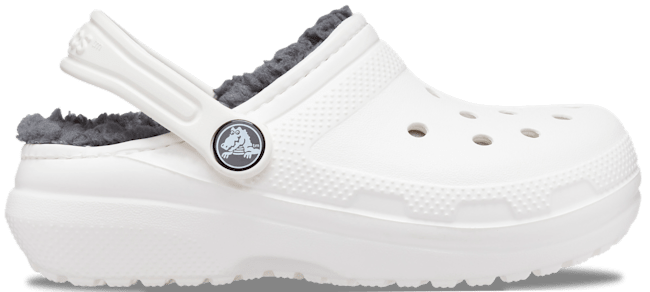 Kids' Classic Lined Clog - White / Grey