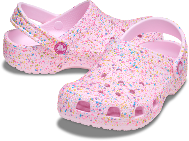 Kids’ Classic Splatter Paint Clog - Pink Milk