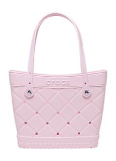 Medium Quilted Tote - Pink Milk