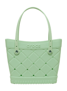 Medium Quilted Tote - Serene Green