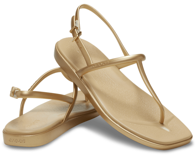 Miami Metallic Thong Flip - Gold