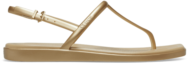 Miami Metallic Thong Flip - Gold