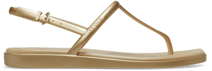 Miami Metallic Thong Flip - Gold