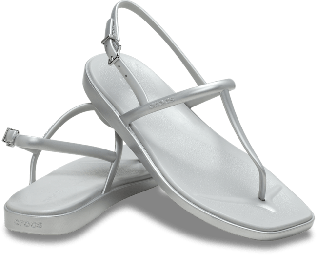 Miami Metallic Thong Flip - Silver
