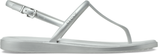 Miami Metallic Thong Flip - Silver