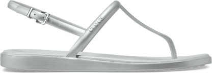 Miami Metallic Thong Flip - Silver
