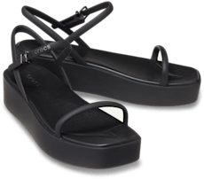 Miami Platform Y Strap Sandal - Black