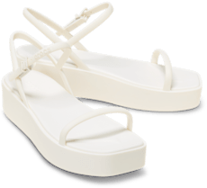 Miami Platform Y Strap Sandal - Chalk