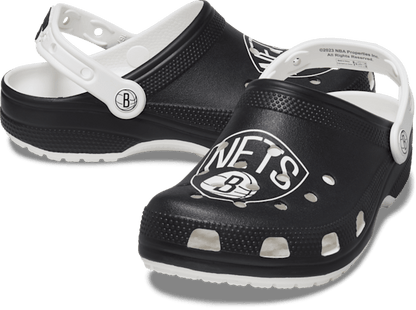 NBA™ Brooklyn Nets Classic Clog - White / Black