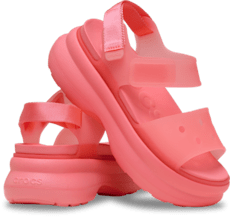 Soho Frosted Y Strap Sandal - Guava
