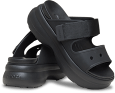 Soho Two Strap Sandal - Black