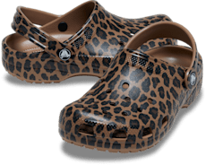 Toddler Classic Animal Clog - Sepia / Leopard