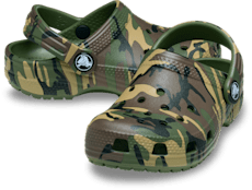Toddler Classic Camouflage Clog - Army Green / Multi