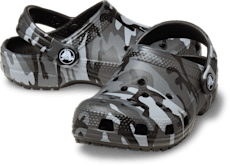 Toddler Classic Camouflage Clog - Black/Slate Grey