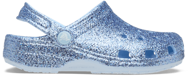 Toddler Classic Chunky Glitter Clog - Blue Frost