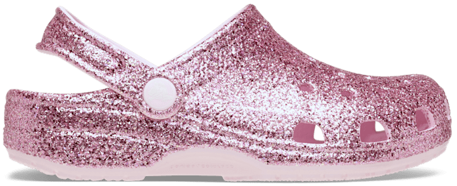 Toddler Classic Chunky Glitter Clog - Pink Milk