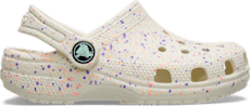 Toddler Classic Glow Paint Splatter Clog - Summit White/Multi