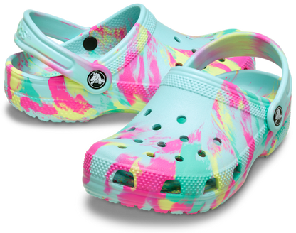 Toddler Classic Marbled Clog - Aquamarine / Multi
