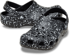 Toddler Classic Paint Splatter Clog - Black