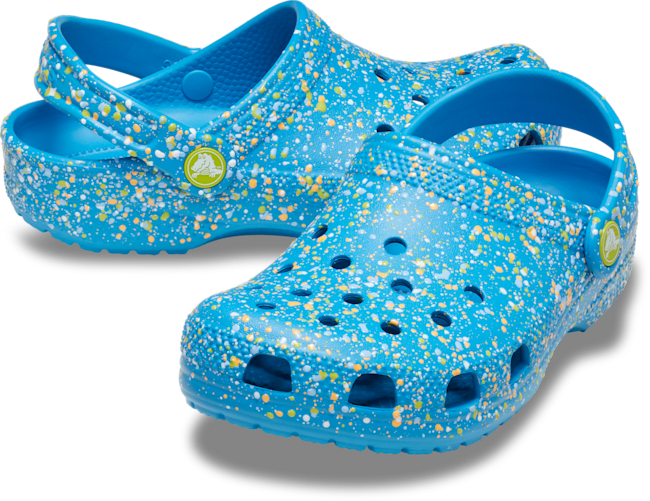 Toddler Classic Paint Splatter Clog - Marina / Multi