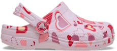 Toddler Classic Valentine’s Day Clog - Pink Milk/Hearts