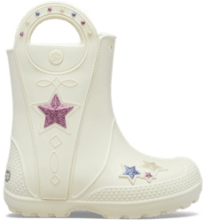 Toddler Handle It Western Metallic Boot - Summit White