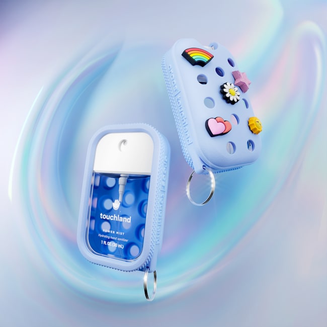 Touchland Hand Mist Case - Cloudwave Blue