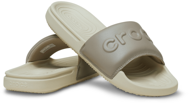 Women's Crocs All Day Slide - Bone / Taupe