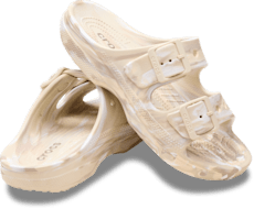Women's Marbled Saturday Sandal - Bone / Multi