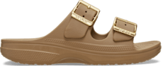 Women’s Metallic Buckle Saturday Sandal - Sepia