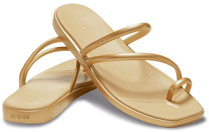 Women's Miami Metallic Toe Loop Sandal - Gold