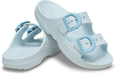 Women's Saturday Enamel Buckle Sandal - Vapor Ice
