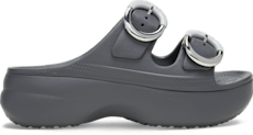 Women's Saturday Platform Dipped Buckle Sandal - Carbon