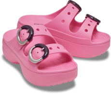 Women's Saturday Platform Dipped Buckle Sandal - Pink Lemonade
