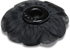 Black Chiffon Grommet