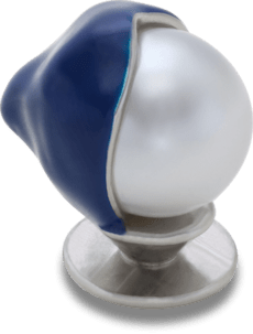 Blue Dipped Enamel SMT Pearl