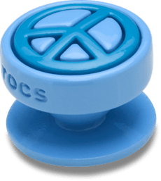 Blue Peace Sign Icon