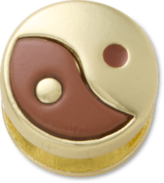 Brown Yin Yang Icon