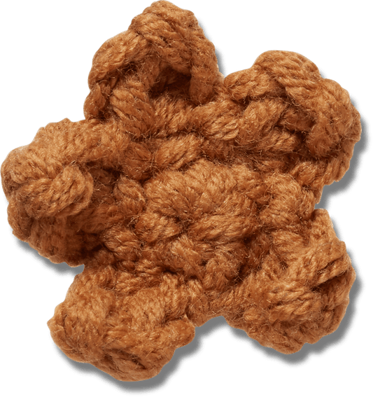 Crafted Crochet Brown Star