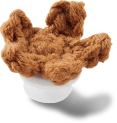 Crafted Crochet Brown Star